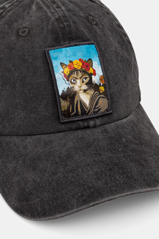 Medicine czapka z daszkiem bawełniana RS26-CAD301 czarny RS26