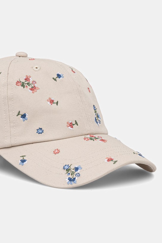 Akcesoria Medicine czapka z daszkiem damska bawełniana RS26-CAD500 beżowy