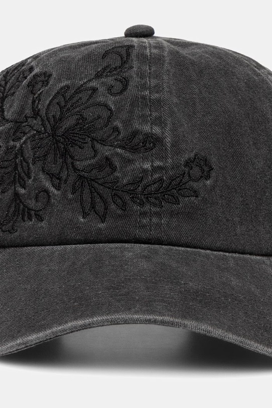 Medicine czapka z daszkiem damska bawełniana RS26-CAD502 czarny RS26