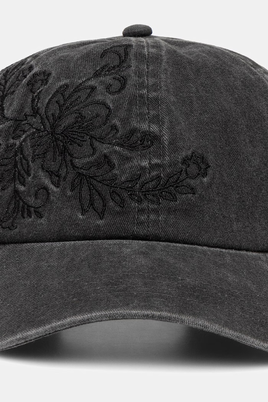 Medicine czapka z daszkiem damska bawełniana RS26-CAD502 czarny RS26