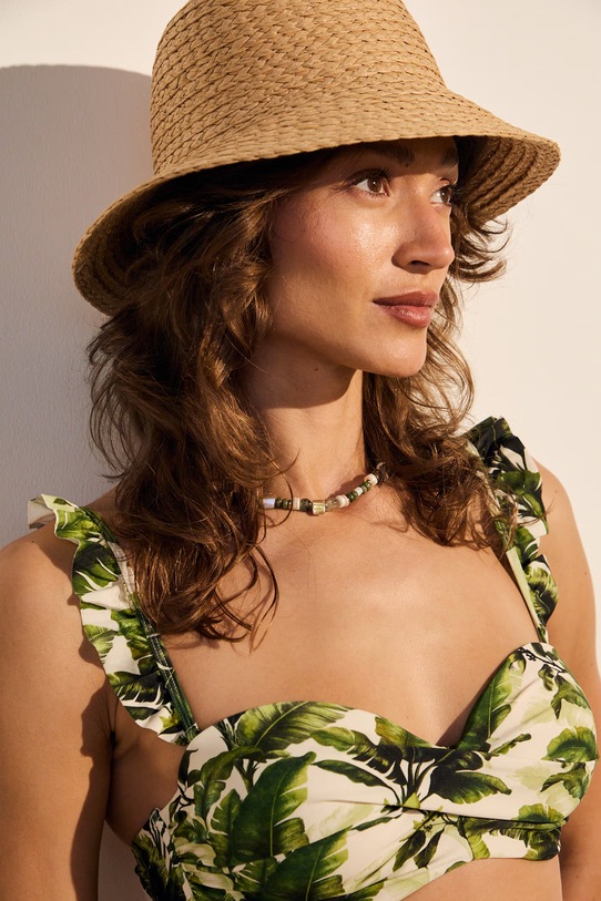 Medicine kapelusz damski pleciony RS26-CAD711