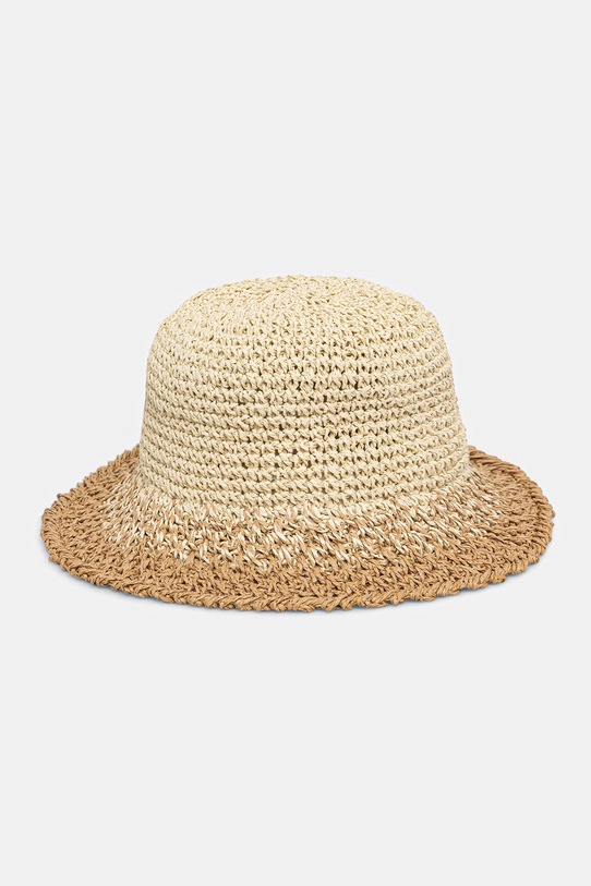 Kapelusz damski pleciony RS26-CAD712 beżowy RS26