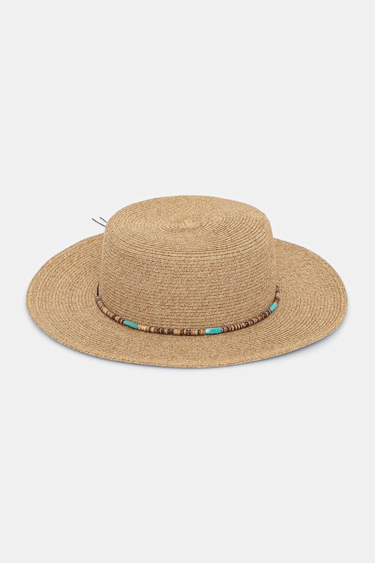 Akcesoria Kapelusz damski pleciony RS26-CAD714 beżowy