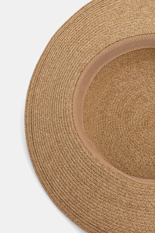Kapelusz damski pleciony beżowy RS26-CAD714