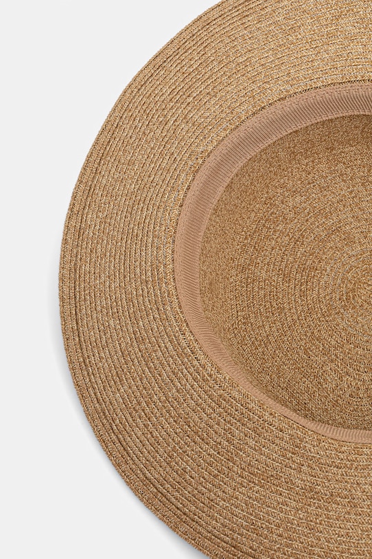 Kapelusz damski pleciony beżowy RS26-CAD714