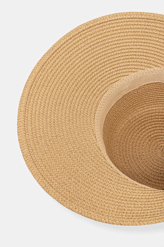 Kapelusz damski pleciony beżowy RS26-CAD718