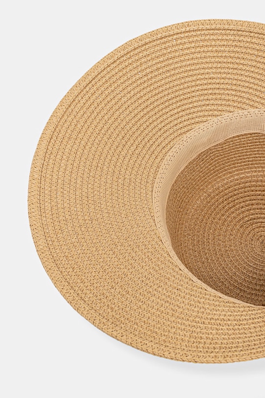 Kapelusz damski pleciony beżowy RS26-CAD718