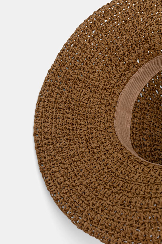 Kapelusz damski pleciony beżowy RS26-CAD723