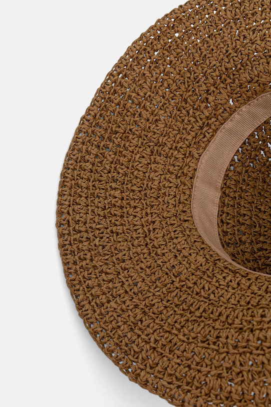 Kapelusz damski pleciony beżowy RS26-CAD723