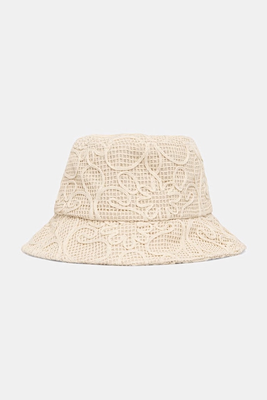 Kapelusz damski bawełniany biały RS26-CAD906