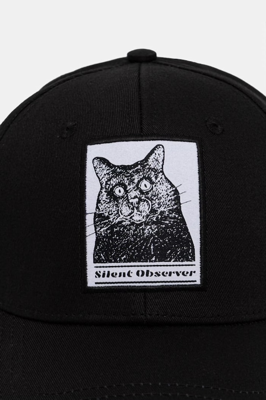 Akcesoria Medicine Czapka z daszkiem męska bawełniana RS26-CAM300 czarny