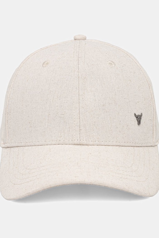 Akcesoria Medicine czapka z daszkiem męska bawełniana RS26-CAM600 beżowy