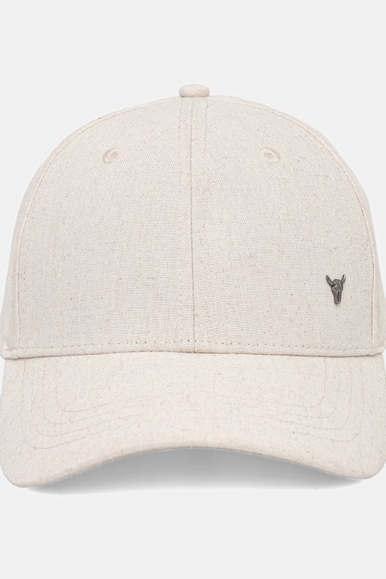 Akcesoria Medicine czapka z daszkiem męska bawełniana RS26-CAM600 beżowy