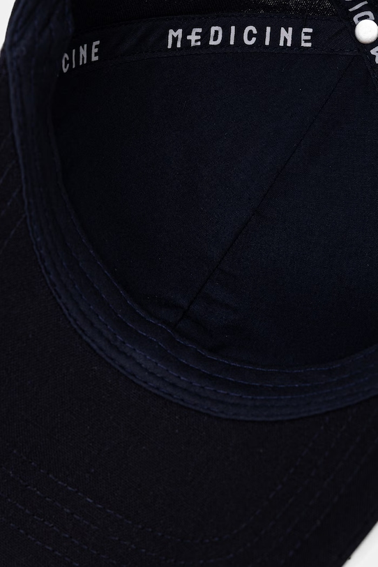 Medicine czapka z daszkiem męska bawełniana RS26-CAM600 granatowy