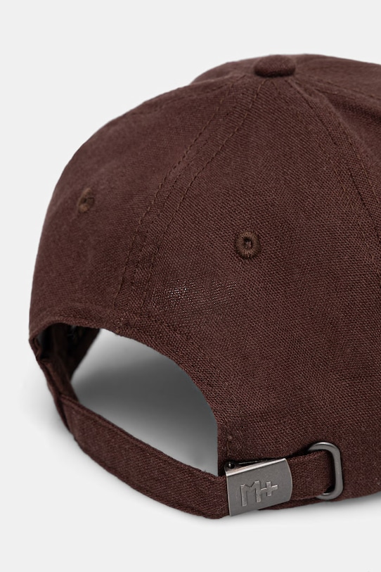 Medicine czapka z daszkiem męska bawełniana brązowy RS26-CAM600
