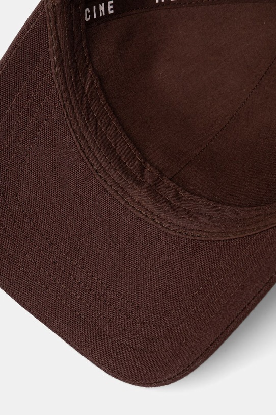 Medicine czapka z daszkiem męska bawełniana RS26-CAM600 brązowy