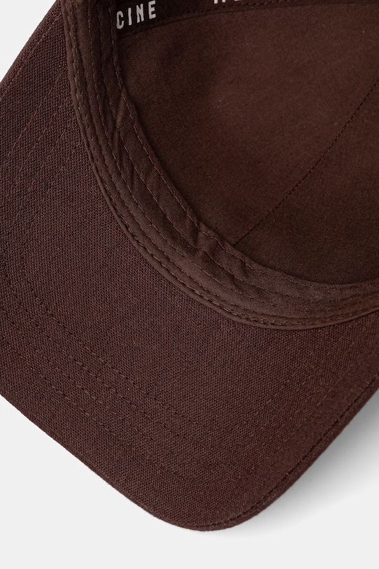 Medicine czapka z daszkiem męska bawełniana RS26-CAM600 brązowy