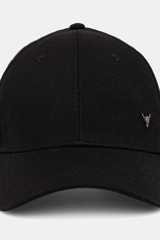 Akcesoria Medicine czapka z daszkiem męska bawełniana RS26-CAM600 czarny