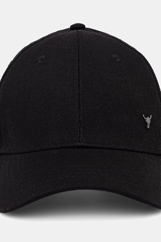 Akcesoria Medicine czapka z daszkiem męska bawełniana RS26-CAM600 czarny