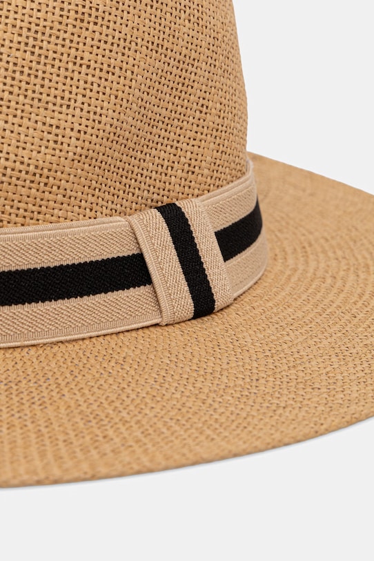 Akcesoria Kapelusz męski pleciony RS26-CAM902 beżowy