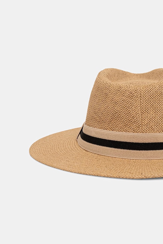 Kapelusz męski pleciony beżowy RS26-CAM902