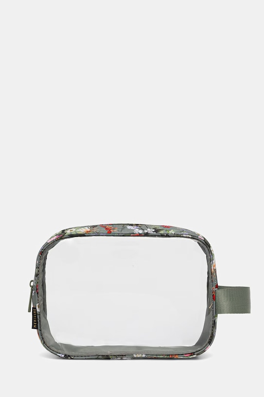 Kosmetyczka podróżna w kwiaty RS26-COU501 zielony RS26