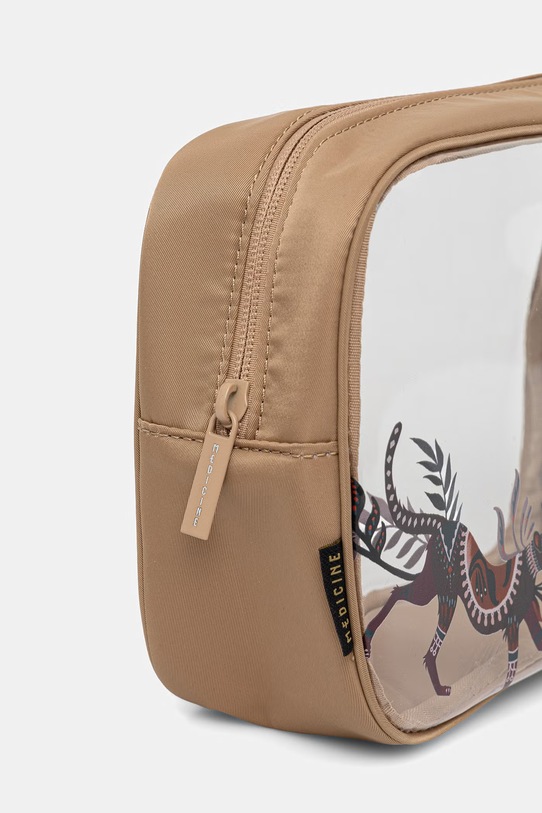 Akcesoria Kosmetyczka podróżna transparentna RS26-COU903 brązowy