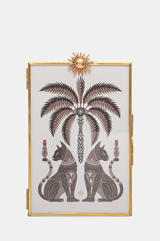 Ramka stojąca z metalu złoty RS26-DEU911