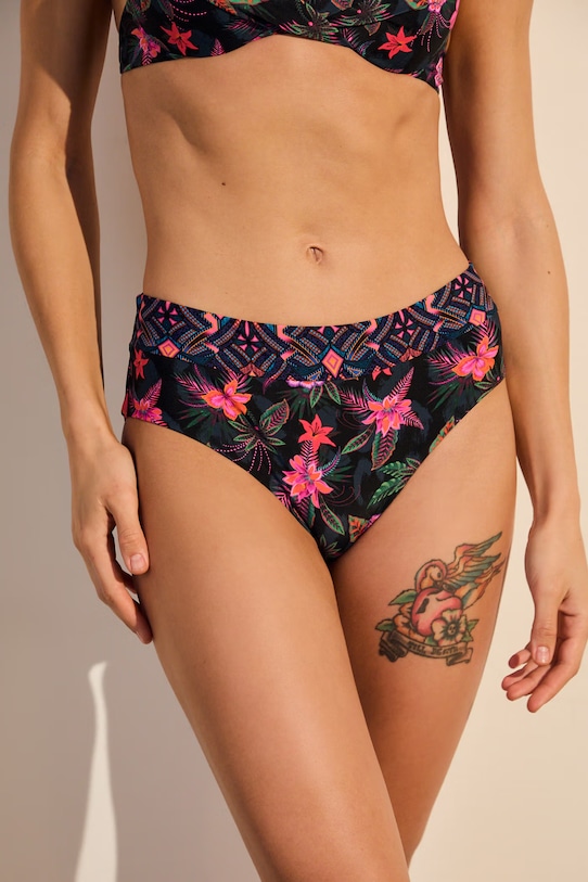 Figi kąpielowe damskie w kwiaty RS26-EBD905 multicolor RS26