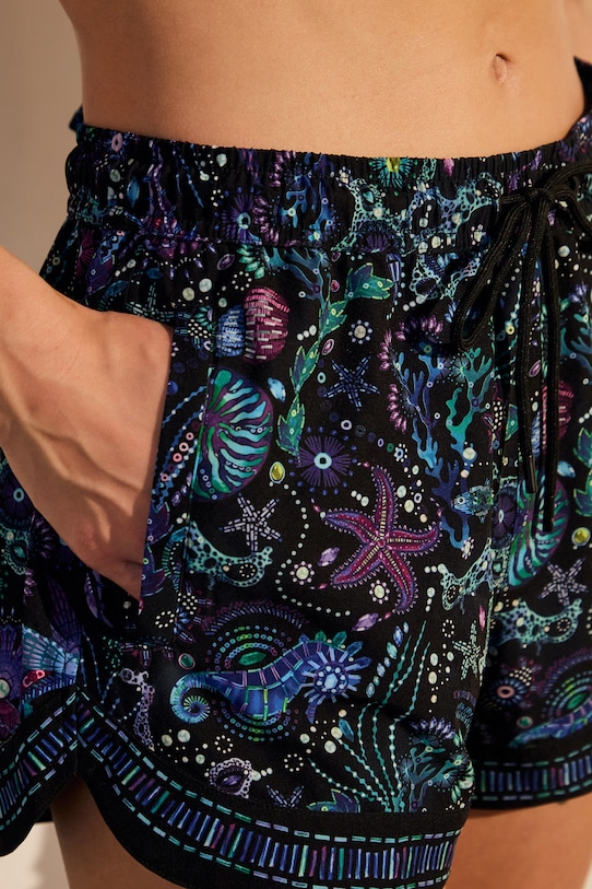 Szorty kąpielowe damskie multicolor RS26-ESD703