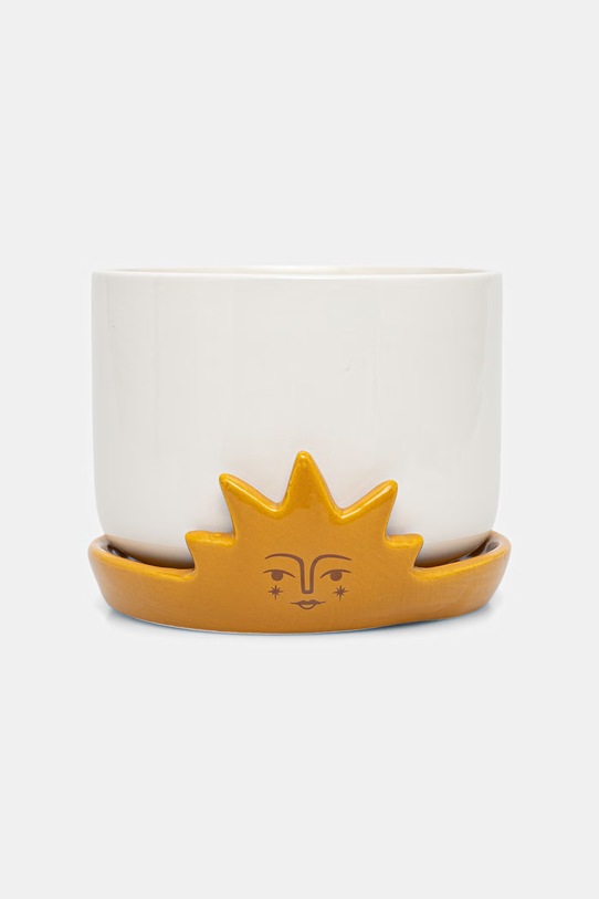 Osłonka na doniczkę dekoracyjna z dolomitu multicolor RS26-FLU903