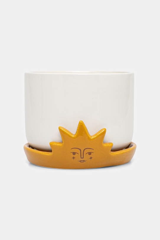 Osłonka na doniczkę dekoracyjna z dolomitu multicolor RS26-FLU903