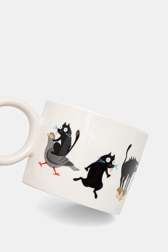 Kubek z porcelany RS26-KBU701 bordowy RS26