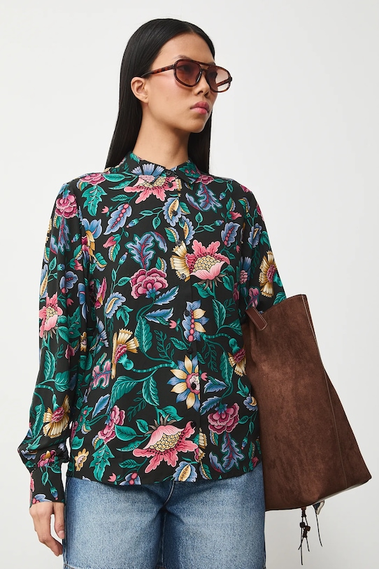 Medicine koszula klasyczny czarny RS26-KDD030