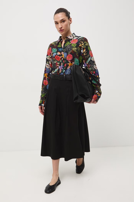 Medicine koszula damska z wiskozy RS26-KDD051 czarny RS26