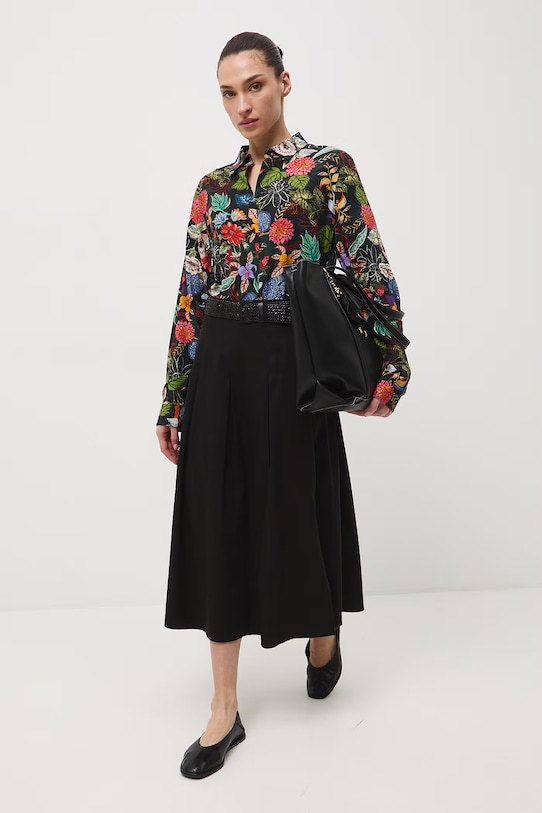 Medicine koszula damska z wiskozy RS26-KDD051 czarny RS26