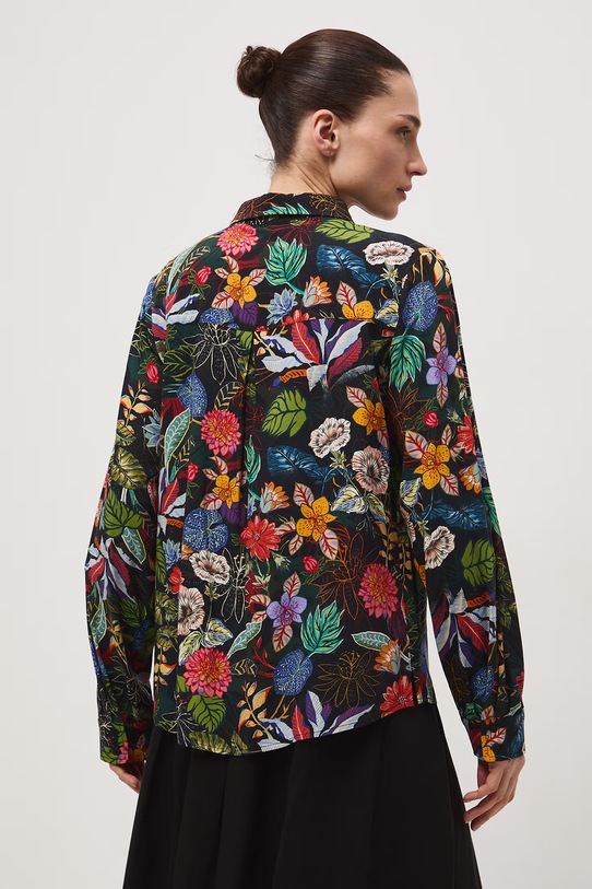 Odzież Medicine koszula damska z wiskozy RS26-KDD051 czarny