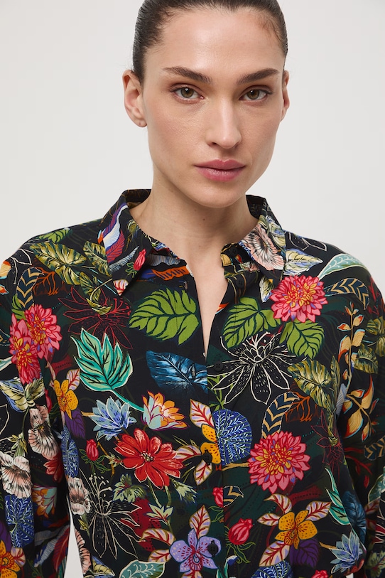 Medicine koszula damska z wiskozy czarny RS26-KDD051