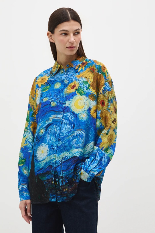 Medicine koszula RS26-KDD251 niebieski RS26