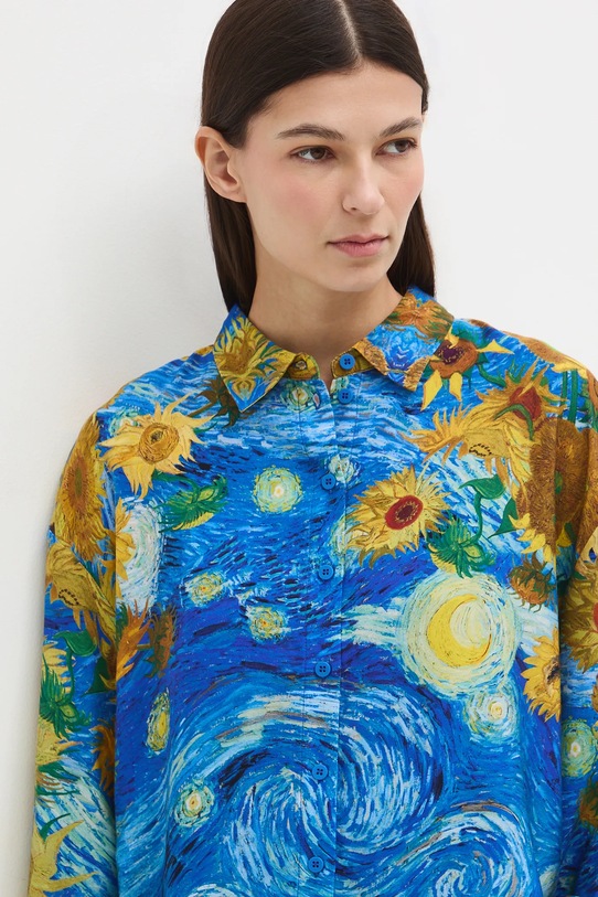 Medicine koszula RS26-KDD251 niebieski