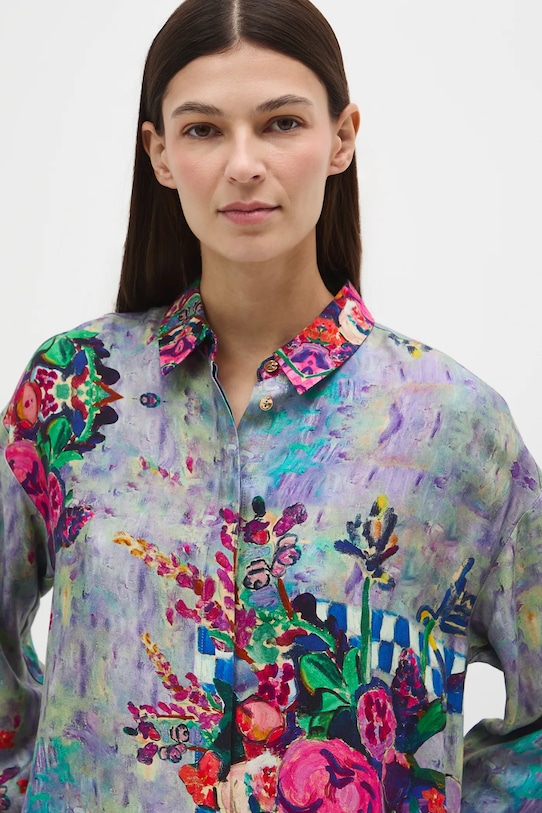 Koszula damska z kolekcji Eviva L'arte multicolor RS26-KDD255