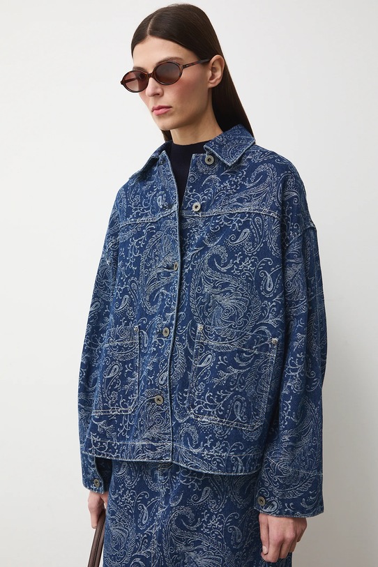 Medicine koszula jeansowa RS26-KDD300 granatowy RS26