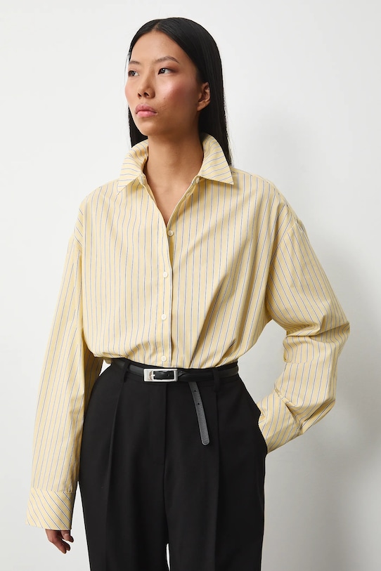 Medicine koszula damska żółty RS26-KDD302