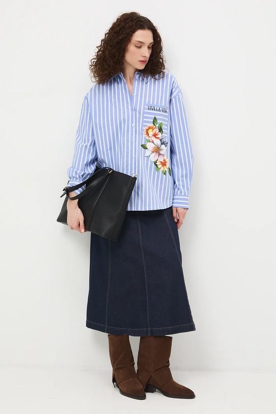 Odzież Medicine koszula RS26-KDD420 niebieski