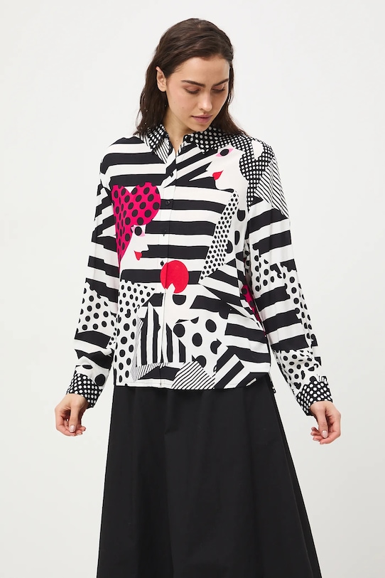 Medicine koszula damska z wiskozy RS26-KDD450 multicolor