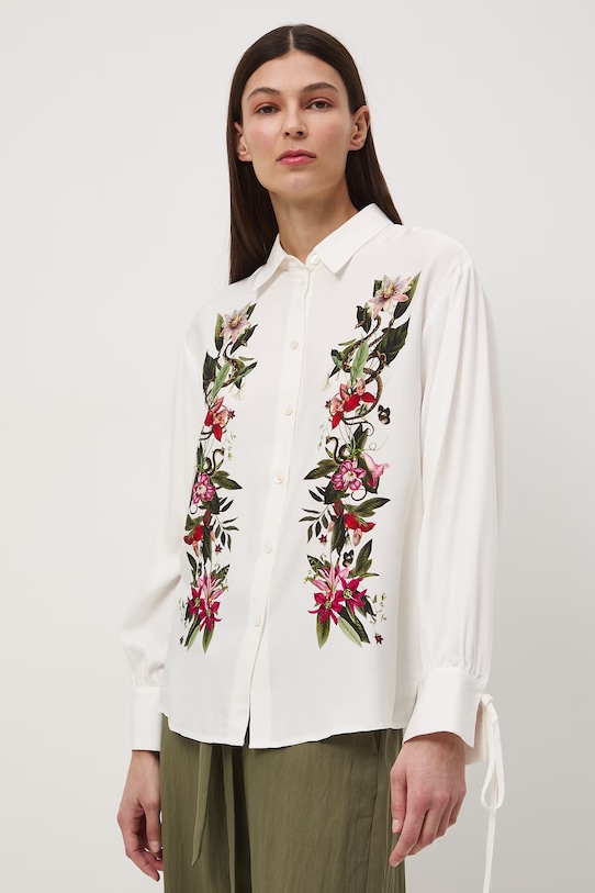 Medicine koszula damska z wiskozy beżowy RS26-KDD501