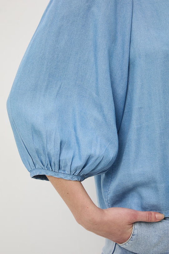 Medicine koszula damska z lyocellu RS26-KDD601 niebieski