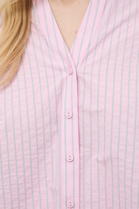 Medicine koszula damska bawełniana z elastanem RS26-KDD603 różowy