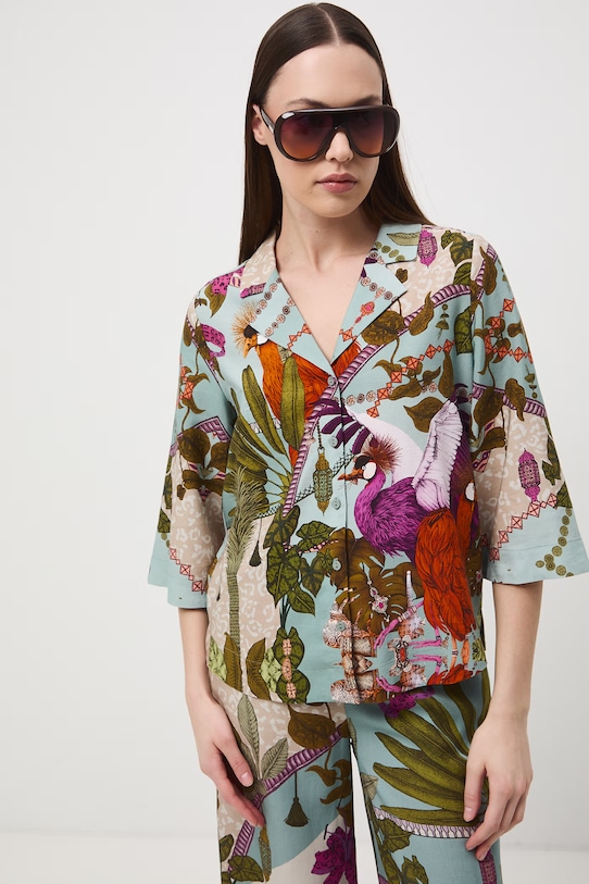 Odzież Medicine koszula damska z lyocellem RS26-KDD650 multicolor