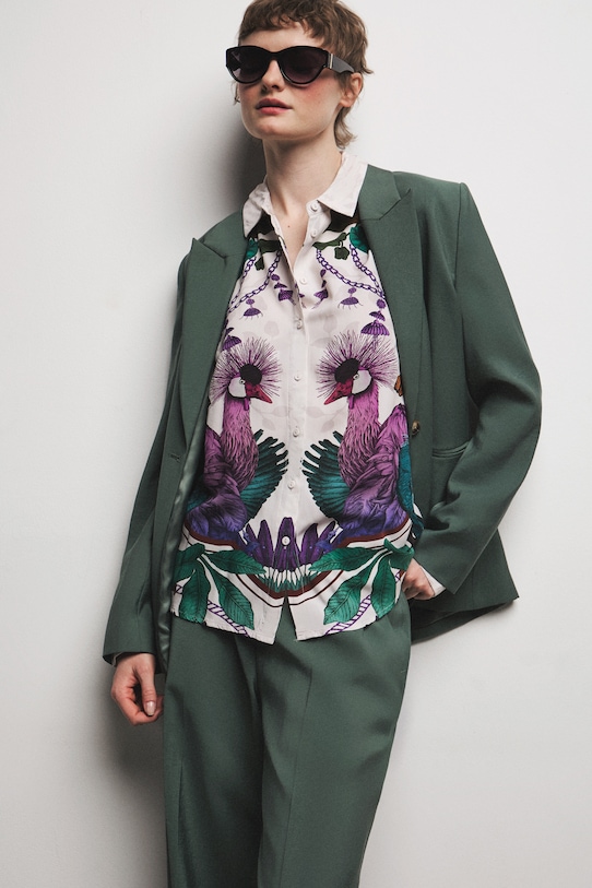 Medicine koszula damska z wiskozy multicolor RS26-KDD652